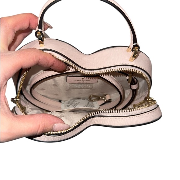Kate Spade Light Pink Heart Mini Bag - Picture 3 of 4